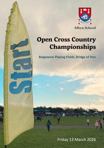 Albyn School Open Cross Country Championships 2026