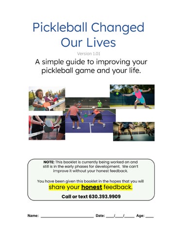 Pickleball Changed Our Lives