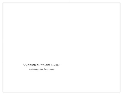 Connor Wainwright Portfolio 2026