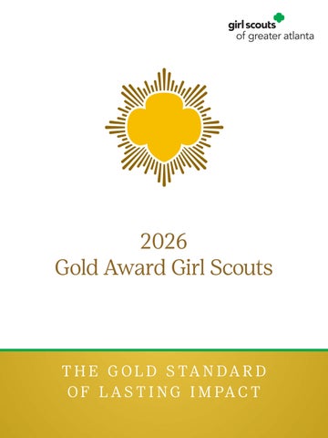 2026 Gold Award Girl Scouts