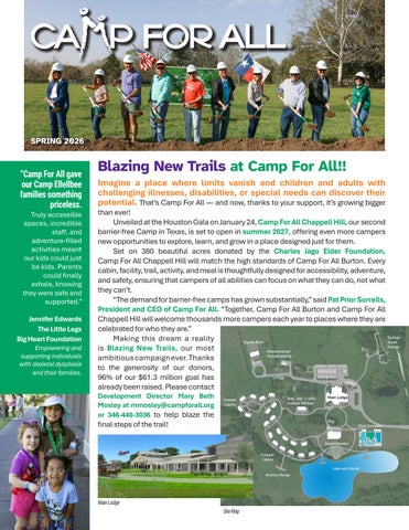 Spring 2026 Camp For All Newsletter