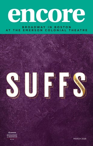 Boston Emerson Colonial Theatre, Suffs, March 2026