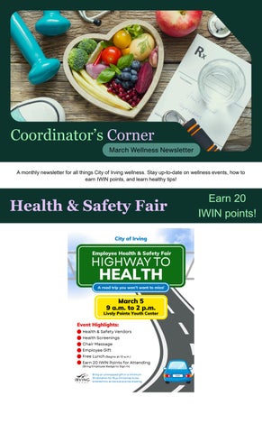 Wellness Coordinator's Newsletter - March 2026