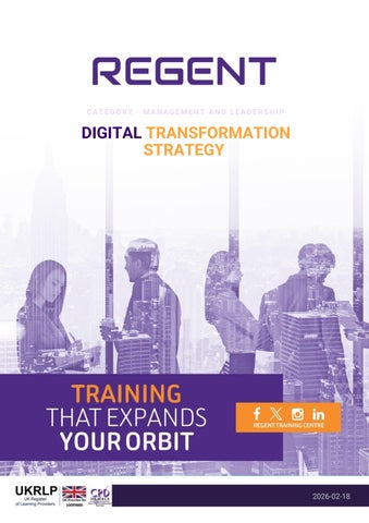 Digital Transformation Strategy online training course