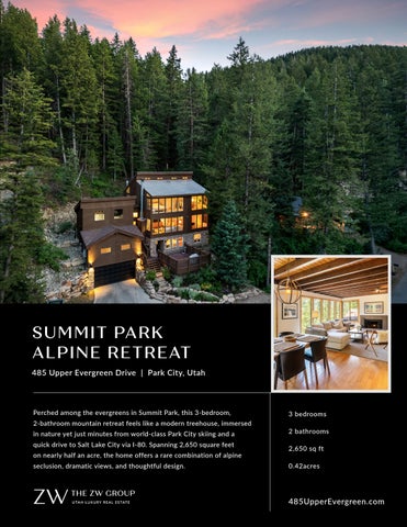 DND Zach White  |  485 Upper Evergreen Drive - Brochure