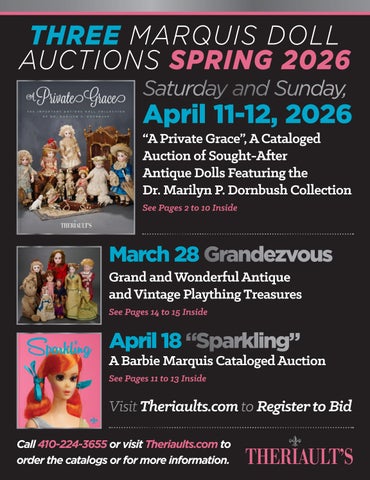 Theriault's Spring 2026 Doll Auction Brochure