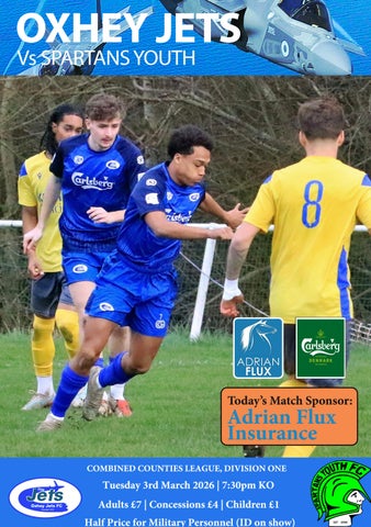 OXHEY JETS V SPARTANS YOUTH