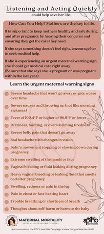 Listening and Acting Quickly: Warning Signs - Rack Card