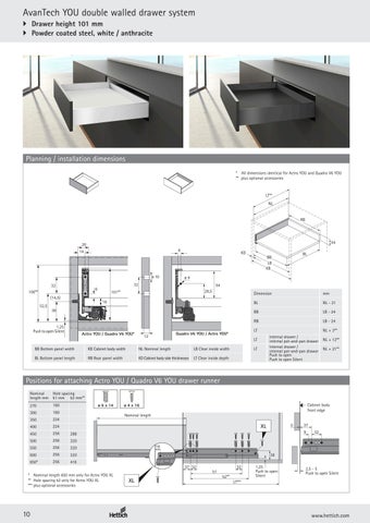 AvanTech YOU drawer system 家具目录 第 10 页