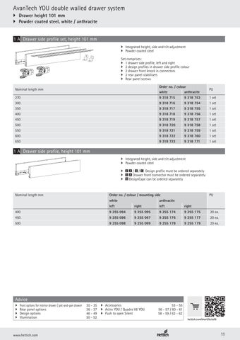 AvanTech YOU drawer system 家具目录 第 11 页