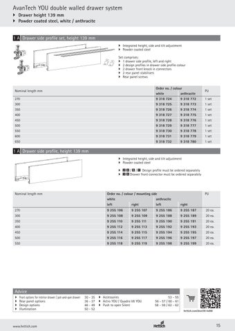 AvanTech YOU drawer system 家具目录 第 15 页