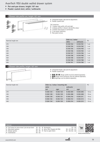 AvanTech YOU drawer system 家具目录 第 19 页