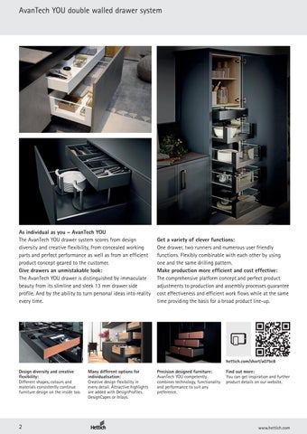 AvanTech YOU drawer system 家具目录 第 2 页
