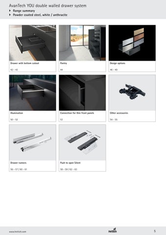 AvanTech YOU drawer system 家具目录 第 5 页