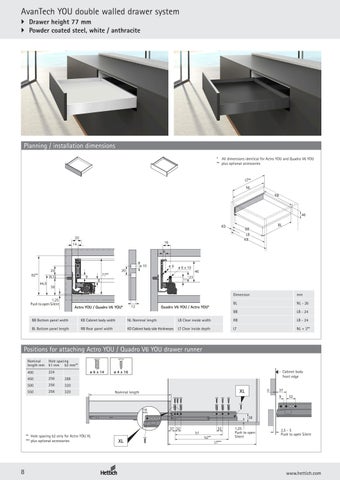 AvanTech YOU drawer system 家具目录 第 8 页