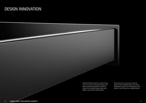 AvanTech YOU Overview 家具手册 第 7 页