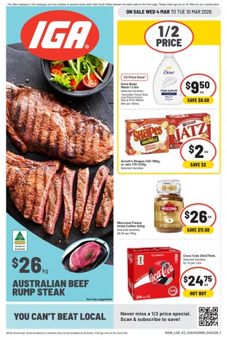 NSW – Supa IGA Catalogue (Summer Hill) 4.3.26