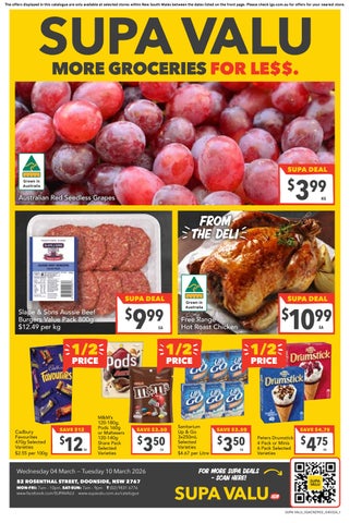NSW – Supa Valu (Doonside) 4.3.26
