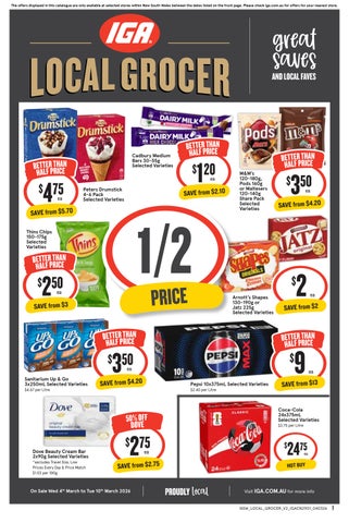 NSW - IGA Local Grocer (Kirribilli) 4.3.26