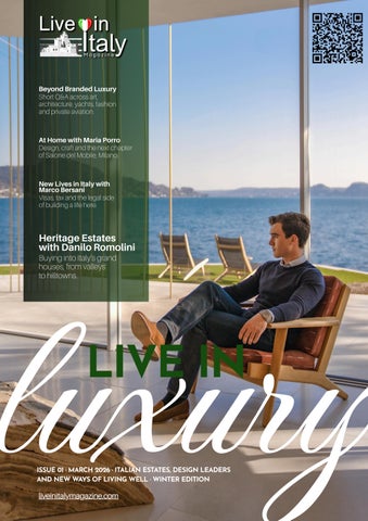 Live in Luxury | A Special Edition by Live in Italy Magazine | March 2026