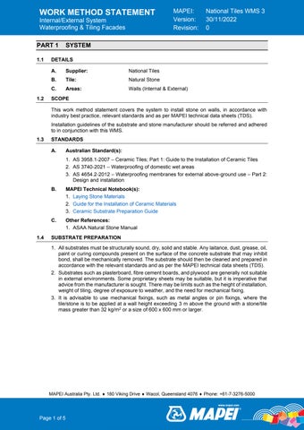 National Tiles WMS 3 - Waterproofing & Tiling Facade 