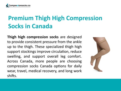 Comfortable Thigh High Support Stockings for Everyday Wear