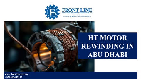 HT MOTOR REWINDING IN ABU DHABI