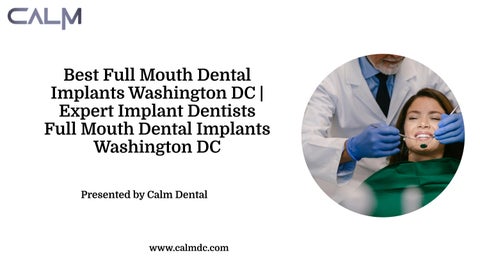 Best Full Mouth Dental Implants Washington DC  Expert Implant Dentists Full Mouth Dental Implants Wa