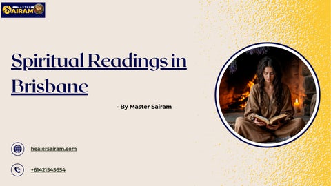 Spiritual Readings in Brisbane By Master Sairam