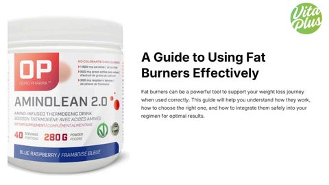 A Guide to Using Fat Burners Effectively | Vita Plus