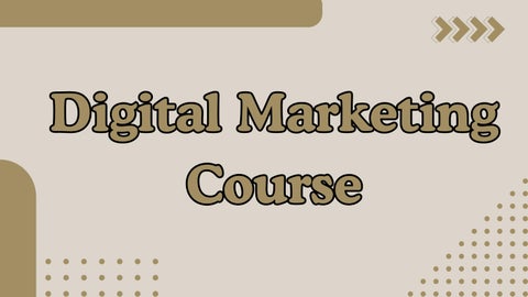 Digital Marketing Course in Kerala – PPT Guide