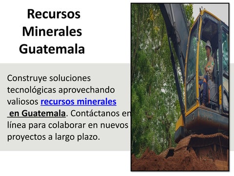 Recursos Minerales Guatemala