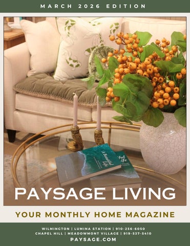 March 2026 Paysage Living Magazine