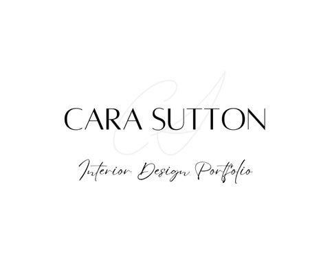 Interior Design Portfolio - Cara Sutton