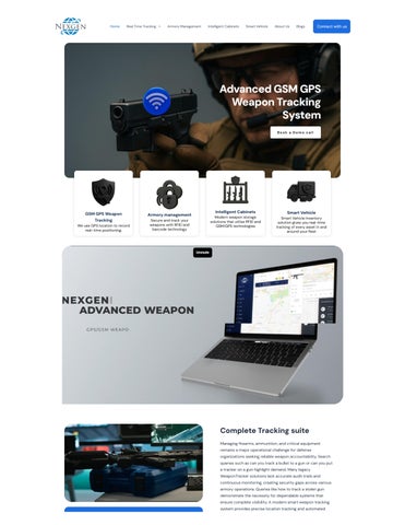 RFID Weapon Tracking System