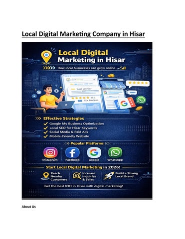 Local Digital Marketing Company in Hisar