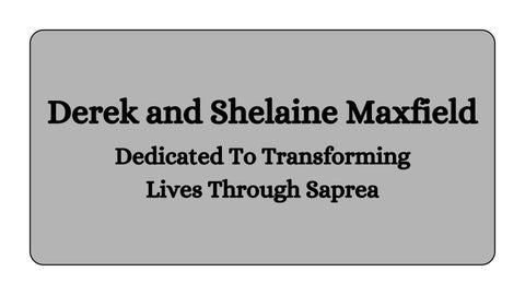 Derek and Shelaine Maxfield - Dedicated To Transforming Lives Through Saprea