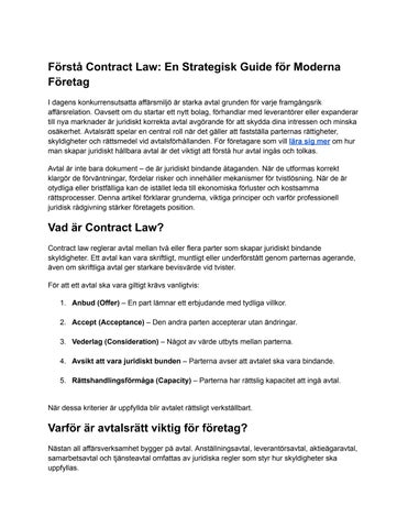 Förstå Contract Law_ En Strategisk Guide för Moderna Företag (1)