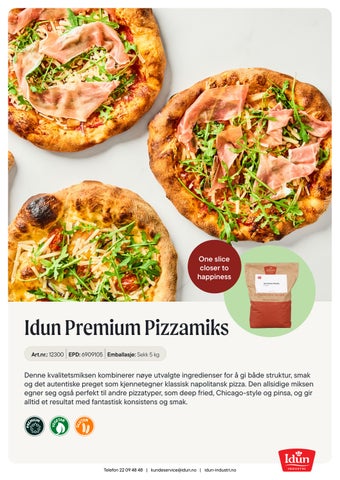 Idun Industri: Premium Pizzamiks