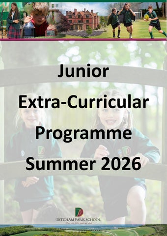 Summer 2026 - Juniors