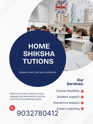 HOME SHIKSHA TUTIONS