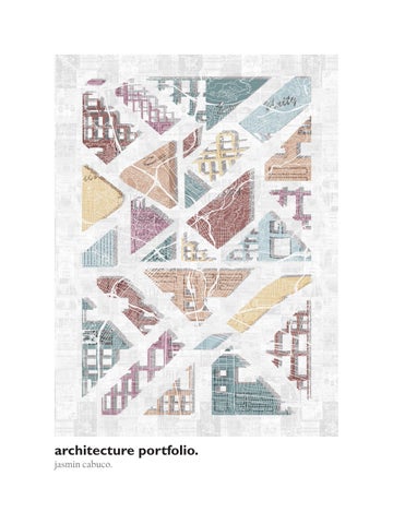 2026 Architecture Portfolio | Jasmin Cabuco