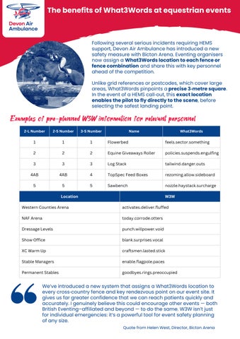 Equestrian A4 leaflet 2 sided