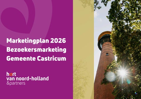 Marketing- & Jaarplan Bezoekersmarketing Gemeente Castricum 2026