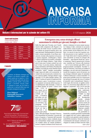 ANGAISA Informa n. 591 del 1 marzo 2026