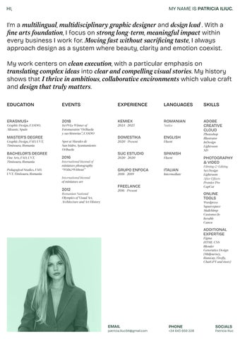 25/26 Curriculum Patricia Iliuc