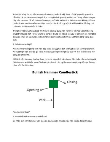 Nến Hammer là gì? Đặc điểm và cách giao dịch