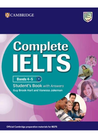 【學生課本 Bands 4-5】Complete IELTS Student's Book with Answers