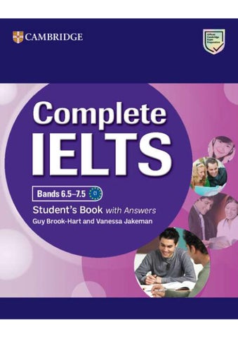 【Bands 6.5-7.5】Complete IELTS Student's Book with Answers