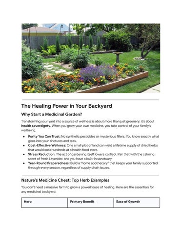 The 2026 Home Apothecary: A Guide to Medicinal Gardening in the USA"